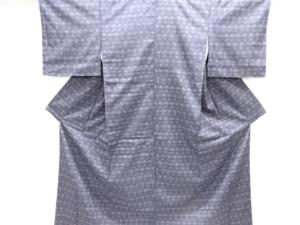 抽象模様織り出し手織り紬着物